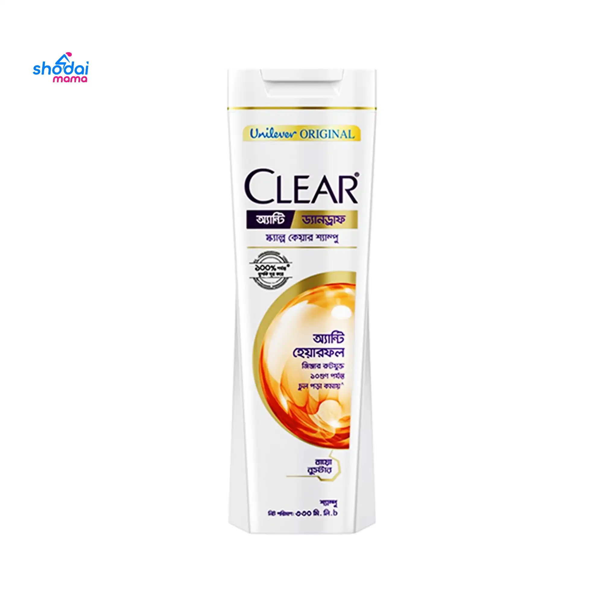 clear anti dandruff shampoo 330ml
